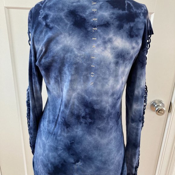 Sexy Black Label Affliction Embellished T-Shirt with Cutouts - Picture 3 of 6